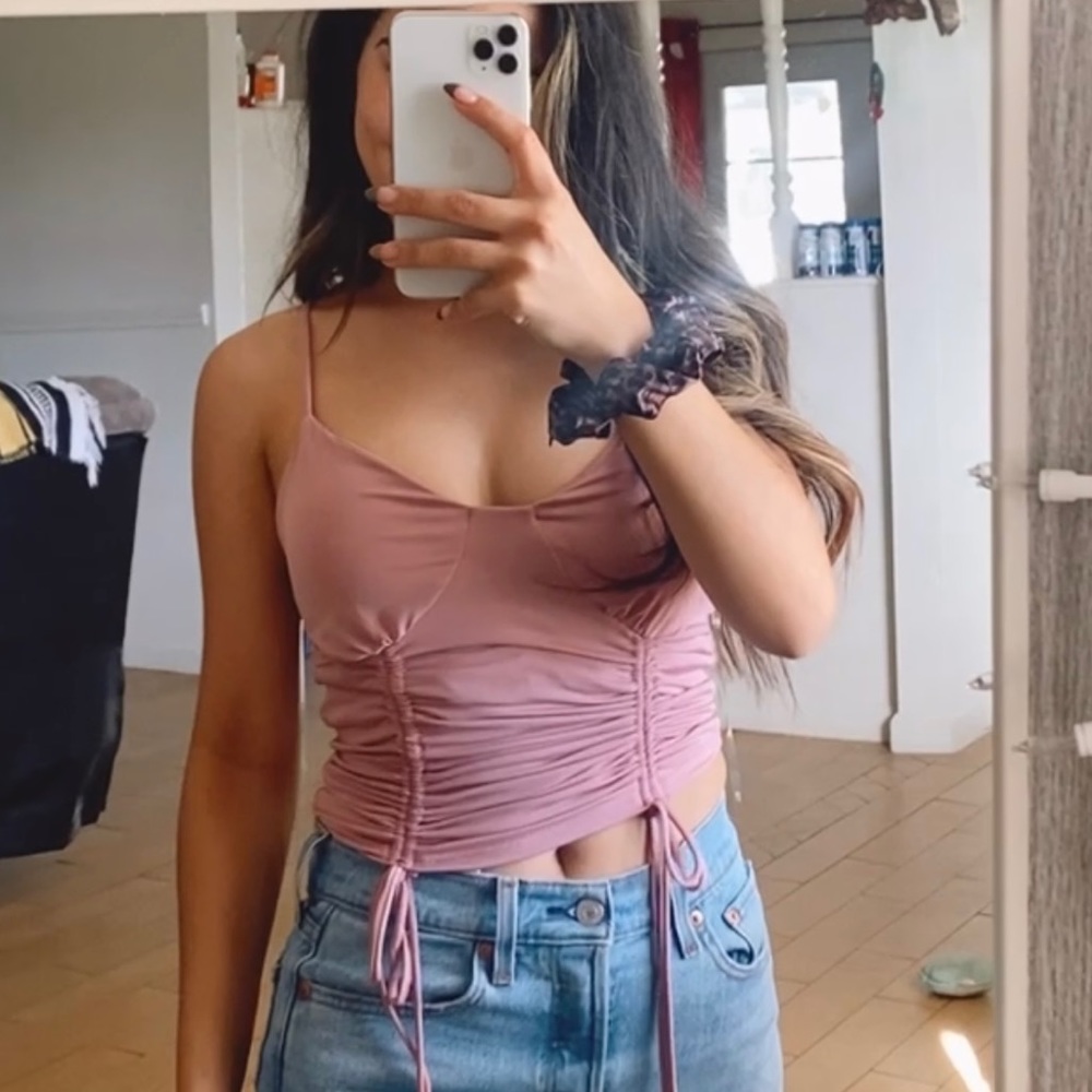Pink night out blouse